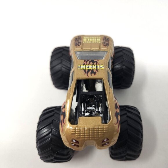 2016 Hot Wheels Monster Jam TEAM MEENTS Monster Truck 1:64 Flashback (bt8) - Picture 6 of 7
